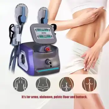 What are the benefits of using an electromagnetic muscle stimulation machine?